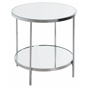 4001070542588 - Beistelltisch Glas silber 450 x 450 x 460 cm 4001070542588 HAKU Möbel