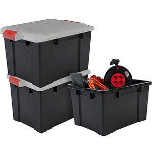 7091033290202 - Aufbewahrungsbox DIY SK-450 6184 außen 385x59x40cm Polypropylen schwarz grau rot 7091033290202 IRIS Ohyama 7091033290202 - Aufbewahrungsbox DIY SK-450 6184 außen 385x59x40cm Polypropylen schwarz grau rot 7091033290202 IRIS Ohyama
