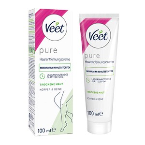 4002448090663 - PURE Haarentfernungs-Creme Körper & Beine trockene Haut 100ml