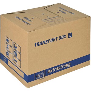 4033657962052 - Umzugskarton Transport Box L TP 110001010 braun bis DIN A3+ innen 500x350x355mm Wellpappe 4033657962052 10 Stück