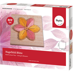 4006166824340 - Bastelset Nagelbild Blüte braun 4006166824340 - Bastelset Nagelbild Blüte braun