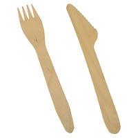 Einweg-Besteckset pure von PAPSTAR