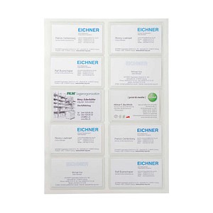 EICHNER Sichttaschen Dreiecksform selbstklebend transparent glatt 80 µm, 500 St.