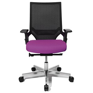 4014296964386 - Bürostuhl T300 TA309A T330 violett schwarz alu Stoff 4014296964386 - Bürostuhl T300 TA309A T330 violett schwarz alu Stoff