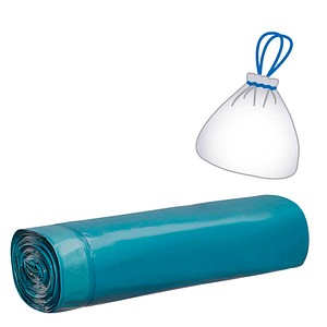 Müllbeutel 120,0 l blau 40,0 µm, 4x 25 St.