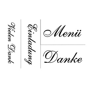 4006166982422 - Motivstempel Einladung Menü Danke 70-75 cm