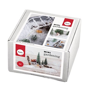 4006166481000 - Bastelset Mini Gardening Snowfeeling weiß grün