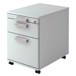 HAMMERBACHER Akandia Rollcontainer lichtgrau 3 Auszüge 42,8 x 58,0 x 59,0 cm