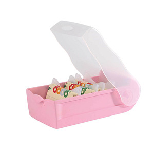 4012473121218 - CROCO Karteikasten DIN A7 für 900 Karteikarten rosa-transparent mit Deckel 4012473121218 100 Stück