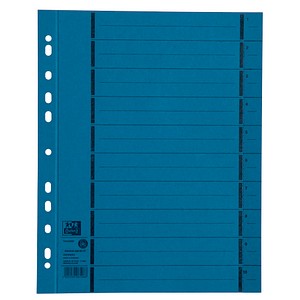 OXFORD Trennblätter 1-10 blau, 100 St.