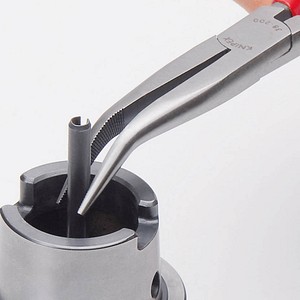4003773043669 - 38 25 200 Elektronik- u Feinmechanik Flachrundzange 40° gebogen 200 mm - Knipex 4003773043669 - 38 25 200 Elektronik- u Feinmechanik Flachrundzange 40° gebogen 200 mm - Knipex