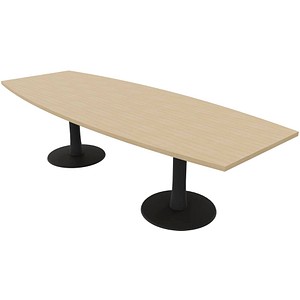 8058265534268 - Konferenztisch Idea+ IDTR280 RK R 74cm (H) 280x80-110cm (BxT) Tonnenform eiche dunkelgrau 8058265534268 Quadrifoglio 8058265534268 - Konferenztisch Idea+ IDTR280 RK R 74cm (H) 280x80-110cm (BxT) Tonnenform eiche dunkelgrau 8058265534268 Quadrifoglio