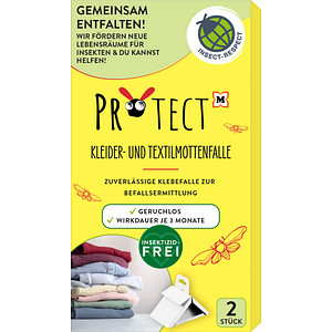 2200289321232 - PROTECT Mottenfalle Kleider- und Textil weiß 2 St