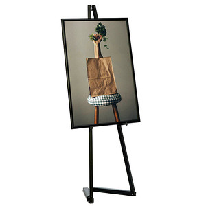 update displays Staffelei schwarz 53,6 x 30,9 x 150,0 cm, 1 St.