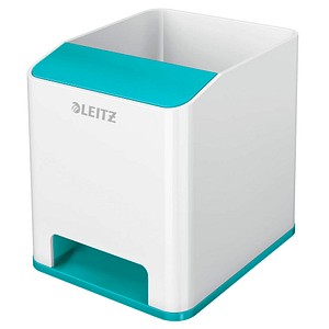 4002432122097 - LEITZ Stiftehalter WOW Duo Colour perlweiß eisblau Polystyrol 2 Fächer 90 x 101 x 100 cm 4002432122097 - LEITZ Stiftehalter WOW Duo Colour perlweiß eisblau Polystyrol 2 Fächer 90 x 101 x 100 cm