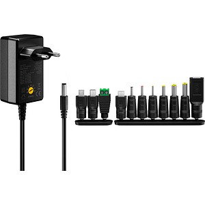 4040849645686 - GOOBAY 64568 - Universal-Schaltnetzteil 3 - 12 V 12 W 1000 mA