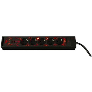 4006341718792 - REV Gamer - Steckdosenleiste - Wechselstrom 230 V - 3680 Watt - AusgangsanschlÃ¼sse 5 (2 x USB 5 x Stromversorgung) - 14 m Schnur