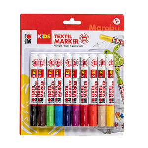 4007751605306 - Stoffmalstift Kids Set - 10 Stück sortiert 4007751605306 MARABU