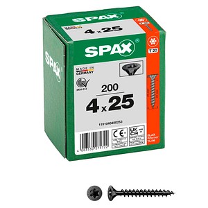 4003530275722 - Universalschrauben T20 Senkkopf BLAX 1191040400253 4 mm x 25 mm 4003530275722 200 Stück 4003530275722 - Universalschrauben T20 Senkkopf BLAX 1191040400253 4 mm x 25 mm 4003530275722 200 Stück