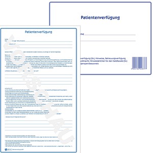 4004182204573 - 10 AVERY Zweckform Patientenverfügung Formulare 2837