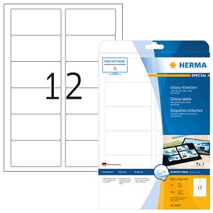 4008705049061 - Etikett 889x466mm weiss glossy A4 300Et 25Bl 12Et Bl LaserCopy 4008705049061 25 Blatt 4008705049061 - Etikett 889x466mm weiss glossy A4 300Et 25Bl 12Et Bl LaserCopy 4008705049061 25 Blatt