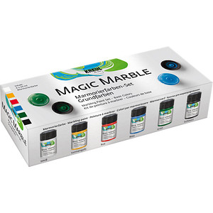 4000798736002 - 6 Magic Marble Marmorierfarben farbsortiert 6 x 200 ml 4000798736002 120 Milliliter