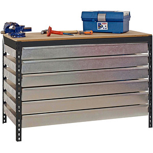 8425437138416 - Werkbank SIMONWORK BT5 BOX anthrazit 6 Schubladen 1510 x 760 x 842 cm 8425437138416 Simonrack 8425437138416 - Werkbank SIMONWORK BT5 BOX anthrazit 6 Schubladen 1510 x 760 x 842 cm 8425437138416 Simonrack