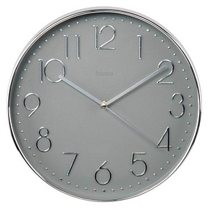4047443517647 - Wanduhr Korsika grau silber Kunststoff Ø 300 cm 4047443517647 Hama 4047443517647 - Wanduhr Korsika grau silber Kunststoff Ø 300 cm 4047443517647 Hama