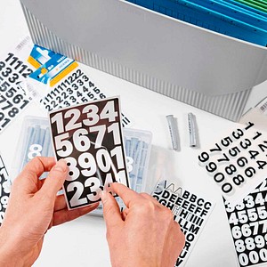 4008705041584 - HERMA Klebebuchstaben 4158 Buchstaben A-Z schwarz 100 x 100 mm 63 Etiketten