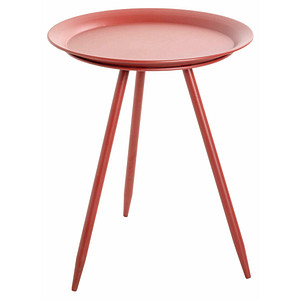 4001070204103 - Beistelltisch Metall rot 380 x 380 x 470 cm 4001070204103 HAKU Möbel 4001070204103 - Beistelltisch Metall rot 380 x 380 x 470 cm 4001070204103 HAKU Möbel