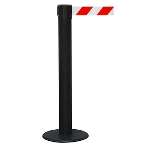 RS-GUIDESYSTEMS Absperrpfosten GLA 85 schwarz, 1 St.