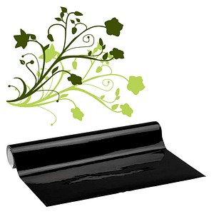 0767523867878 - Vinylfolie permanent schwarz 315 cm x 10 m 1 Rolle 0767523867878 plottiX