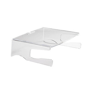8717399990073 - BakkerElkhuizen Q-Riser Monitorständer Nicht Höhenverstellbar 365 x 130 x 330 mm Transparent