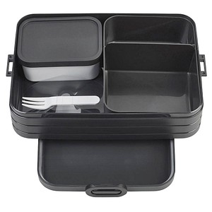 8720294022633 - Mepal Bento Lunchbox groß - Brotbehälter - 8 Sandwiches - Nordisch schwarz 8720294022633 - Mepal Bento Lunchbox groß - Brotbehälter - 8 Sandwiches - Nordisch schwarz