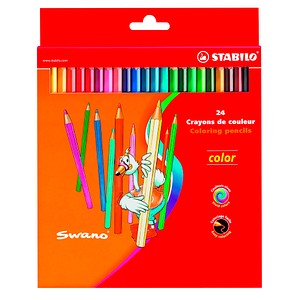 24 STABILO color Buntstifte farbsortiert 24 STABILO color Buntstifte farbsortiert
