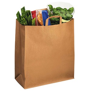 VP Papier-Tragetaschen Topcraft braun 32,0 x 42,0 cm, 250 St.