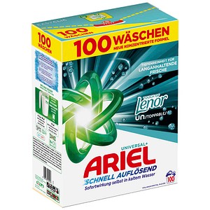 ARIEL UNIVERSAL+ Lenor Waschmittel Pulver, 5,03 kg