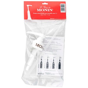 MONIN® Pumpaufsatz 10 ml für 1 Liter Glasflasche weiß, 1 St.