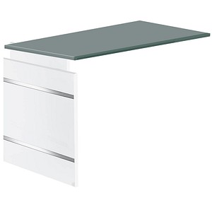4044917423411 - Anbautisch Priola grafit weiß rechteckig 1000 x 600 x 680 - 760 cm 4044917423411 - Anbautisch Priola grafit weiß rechteckig 1000 x 600 x 680 - 760 cm
