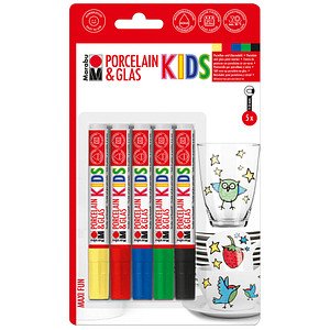 4007751602077 - KiDS MAXI FUN Porzellanstifte farbsortiert 10 - 30 mm 5 St