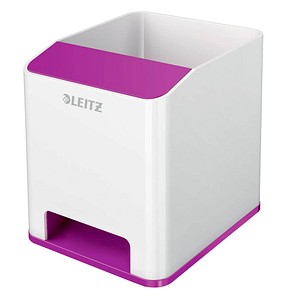 4002432122103 - LEITZ Stiftehalter WOW Duo Colour perlweiß violett Polystyrol 2 Fächer 90 x 101 x 100 cm 4002432122103 - LEITZ Stiftehalter WOW Duo Colour perlweiß violett Polystyrol 2 Fächer 90 x 101 x 100 cm