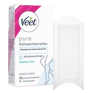 4002448101185 - Haarentfernung Warm- & Kaltwachs Gesicht Präzisionskaltwachsstreifen Sensible Haut 20 Stk