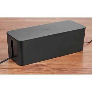 4260459610168 - Kabelbox 155 x 133 x 405 mm (B x H x T) Kunststoff schwarz 4260459610168 MediaRange 4260459610168 - Kabelbox 155 x 133 x 405 mm (B x H x T) Kunststoff schwarz 4260459610168 MediaRange