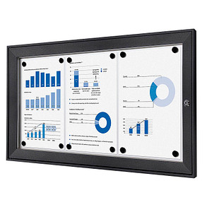 8596052163616 - Schaukasten grau 3x DIN A4 8596052163616 Showdown Displays 8596052163616 - Schaukasten grau 3x DIN A4 8596052163616 Showdown Displays