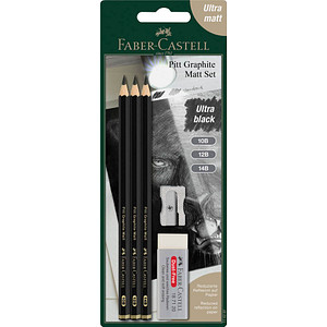 4005401152972 - Pitt Graphite Bleistift-Set B schwarz 1 Set 4005401152972 Faber-Castell 4005401152972 - Pitt Graphite Bleistift-Set B schwarz 1 Set 4005401152972 Faber-Castell