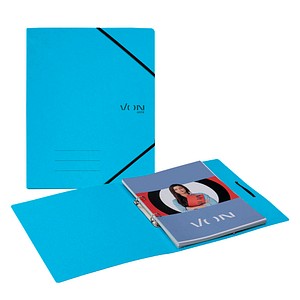 4002432142095 - Ringbuch 2-Ringe hellblau 25 cm DIN A4