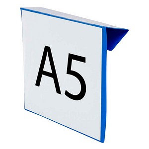 4052301078499 - 50 Sichttaschen DIN A5 quer blau glatt