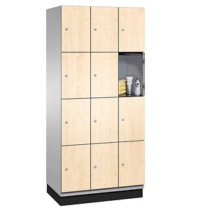 4062084074755 - Schließfachschrank Cambio 45103-30 Metall 3 Abteile mit 12 Fächern abschließbar 90x198cm (BxH) birke 4062084074755 C+P-Möbe 4062084074755 - Schließfachschrank Cambio 45103-30 Metall 3 Abteile mit 12 Fächern abschließbar 90x198cm (BxH) birke 4062084074755 C+P-Möbe