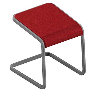 8056457078736 - Hocker OCSTOB01 34QI C-STOOL rot bis 110kg 8056457078736 Quadrifoglio