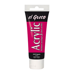 4000798283094 - El Greco Acrylic Tube magenta 75 ml Künstlerfarben - Kreul